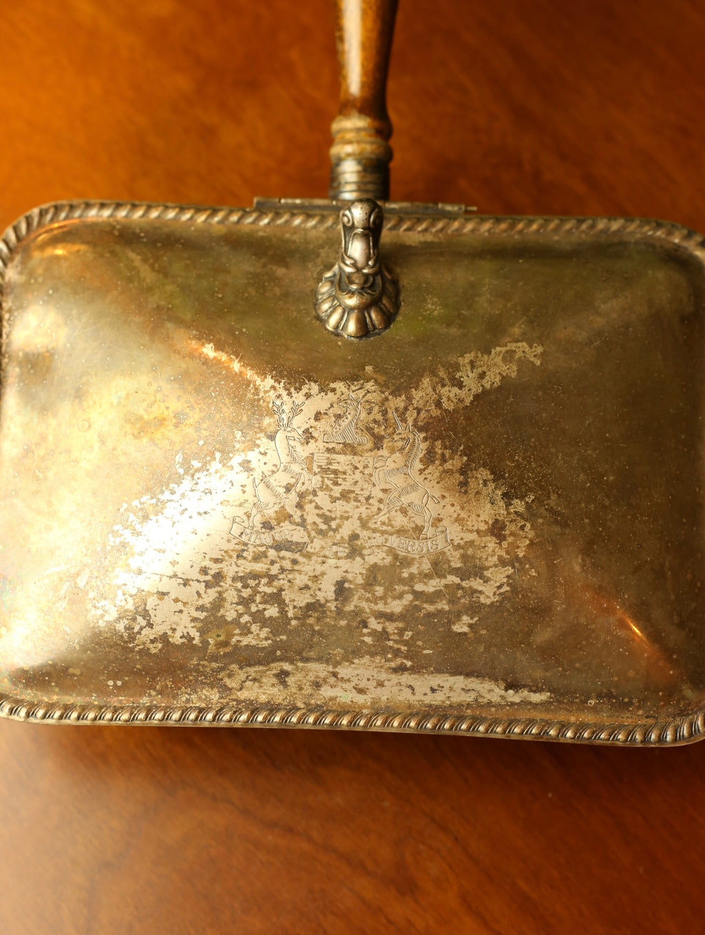 Vintage Silver Crumb Tray