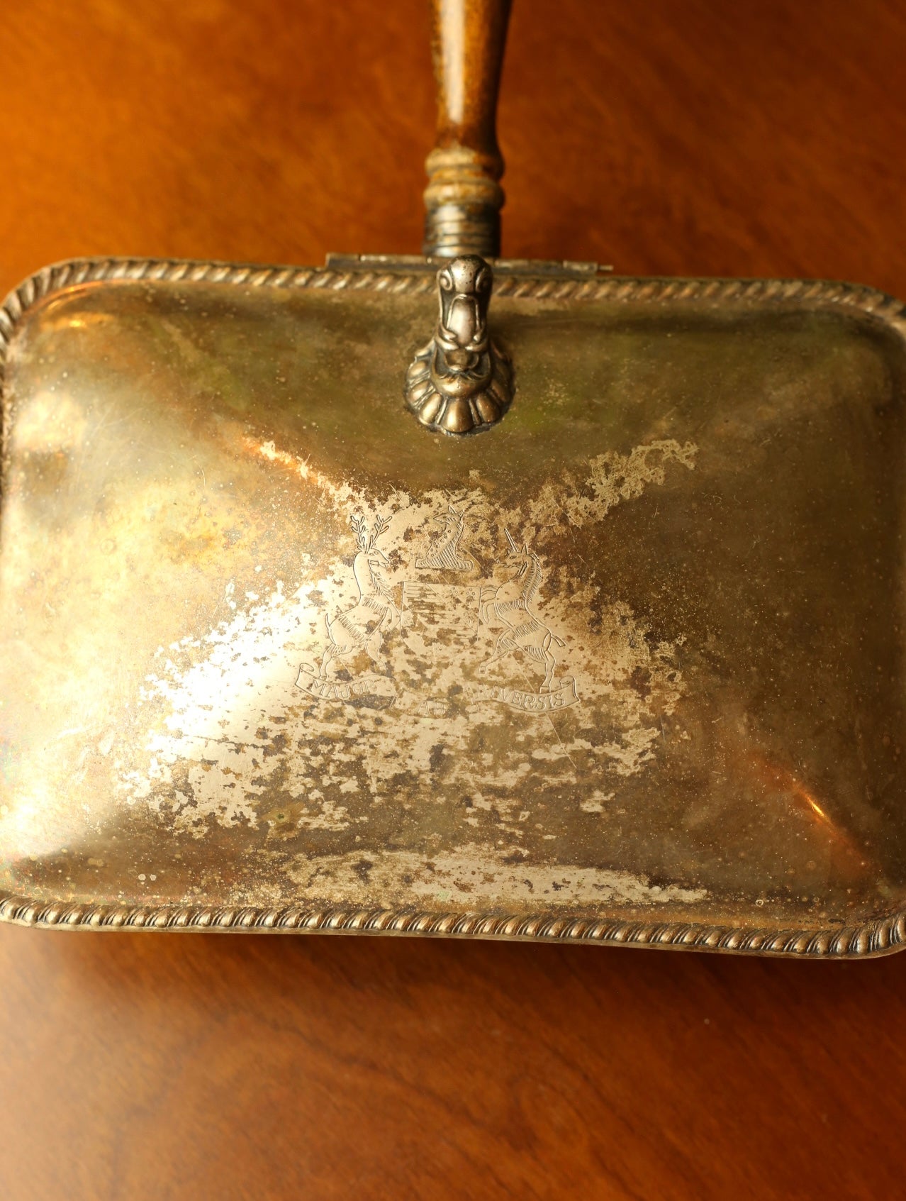 Vintage Silver Crumb Tray