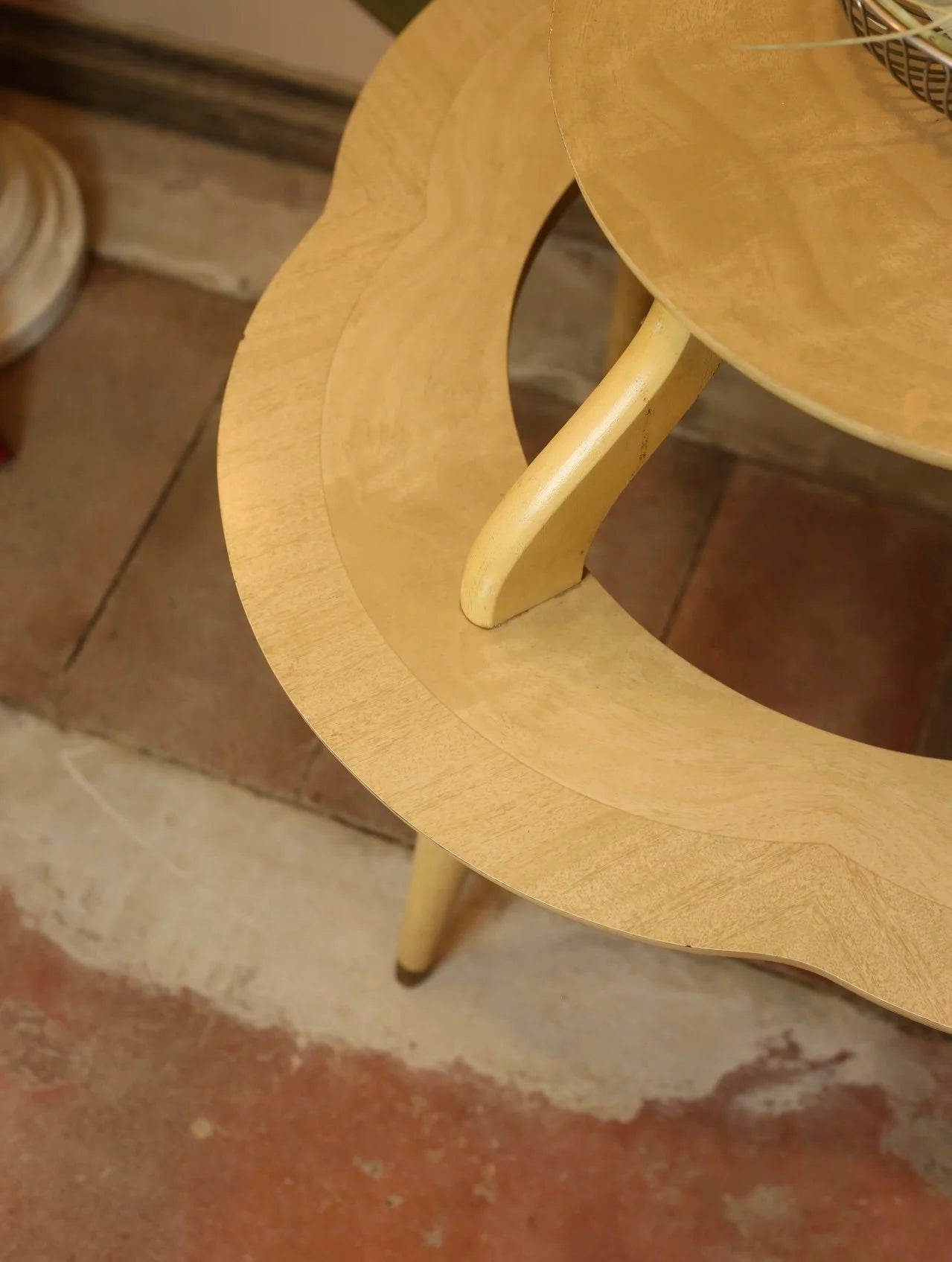 Two Tiered Mid Century Table