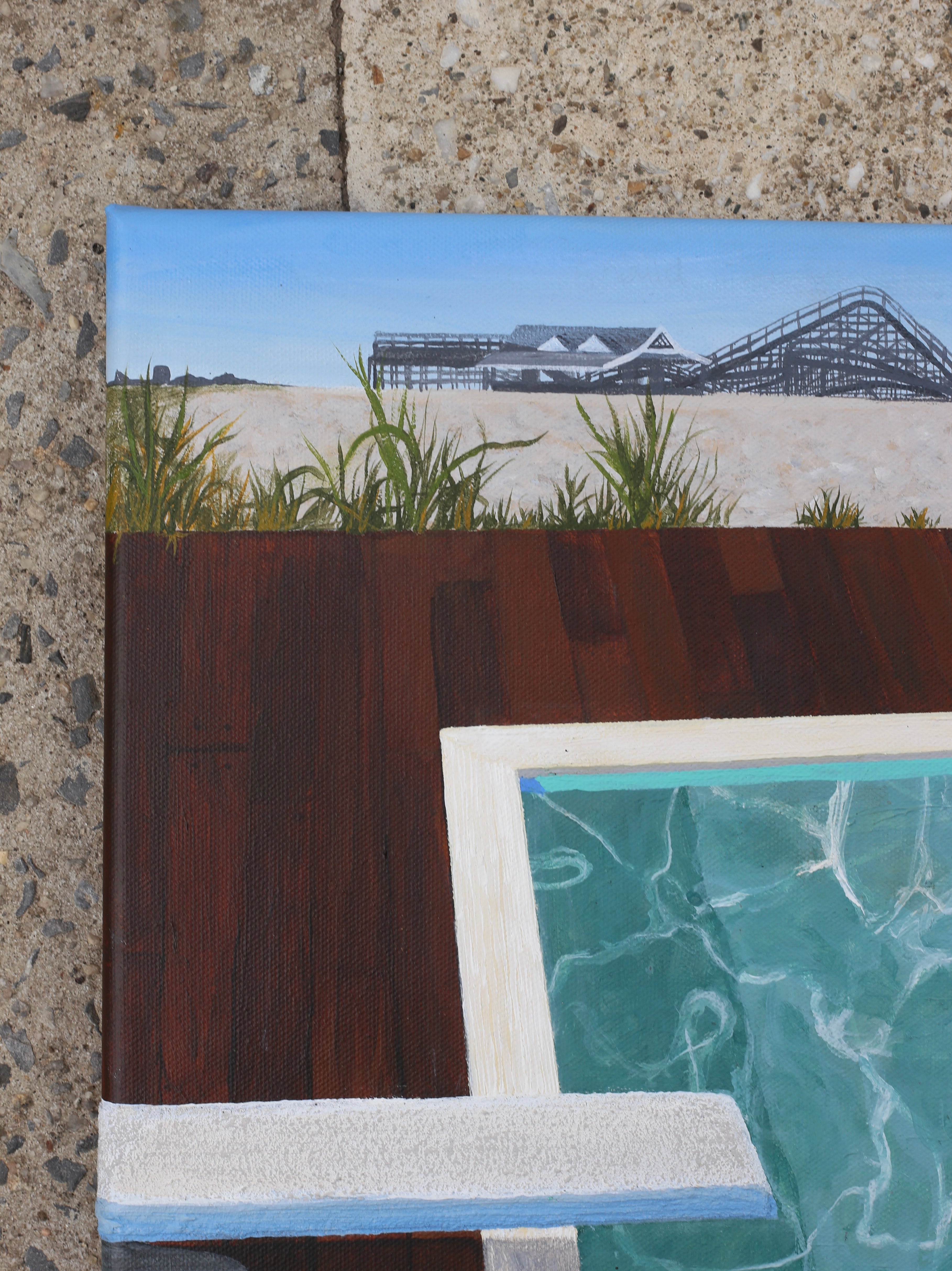 Might as Well Jump In Original Painting by Jess Howe