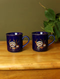 Vintage Blue Atlantic Beach Mugs