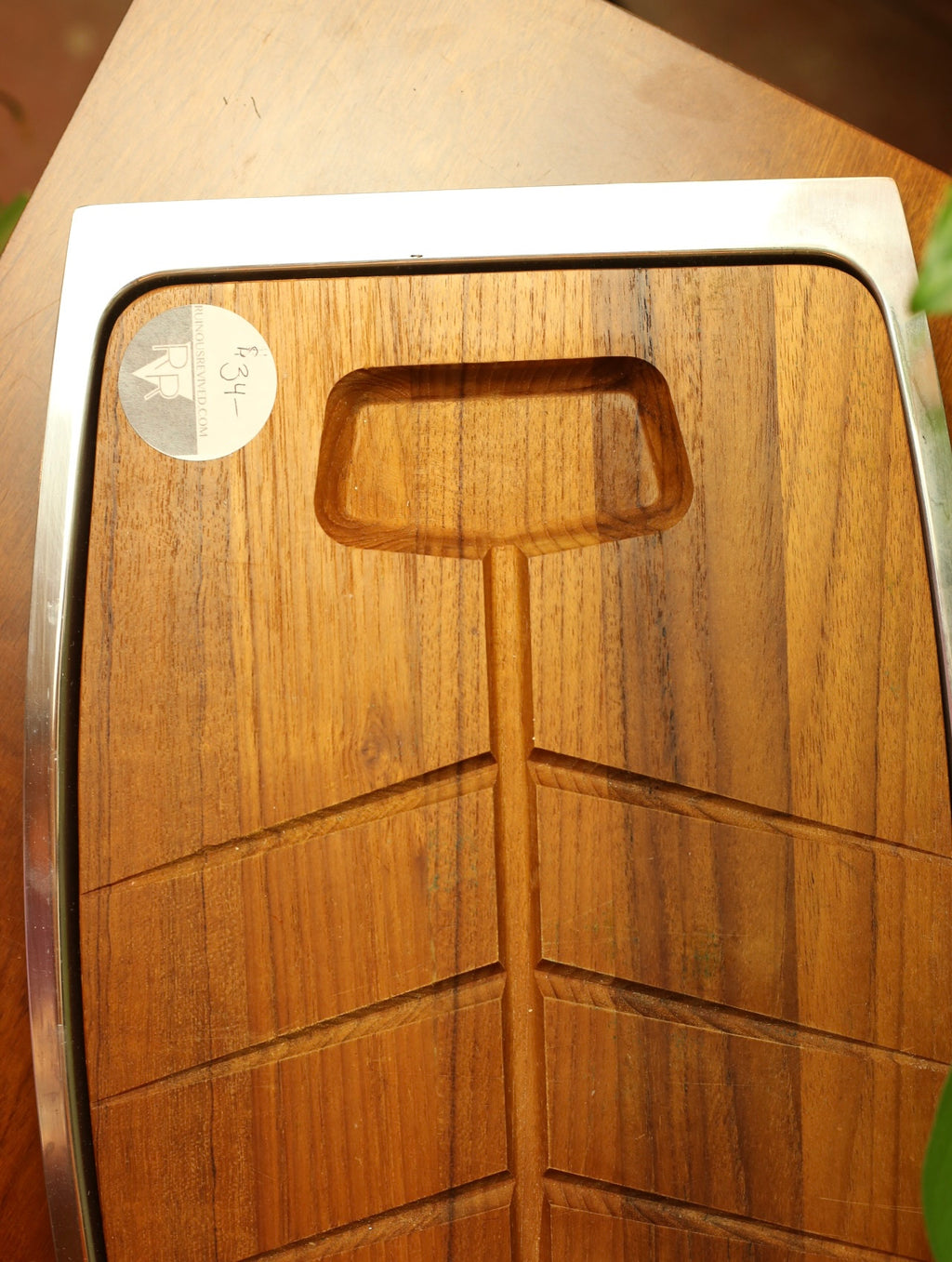 MCM Wood Serving Tray