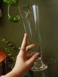 Tall Pilsner Crystal Glass