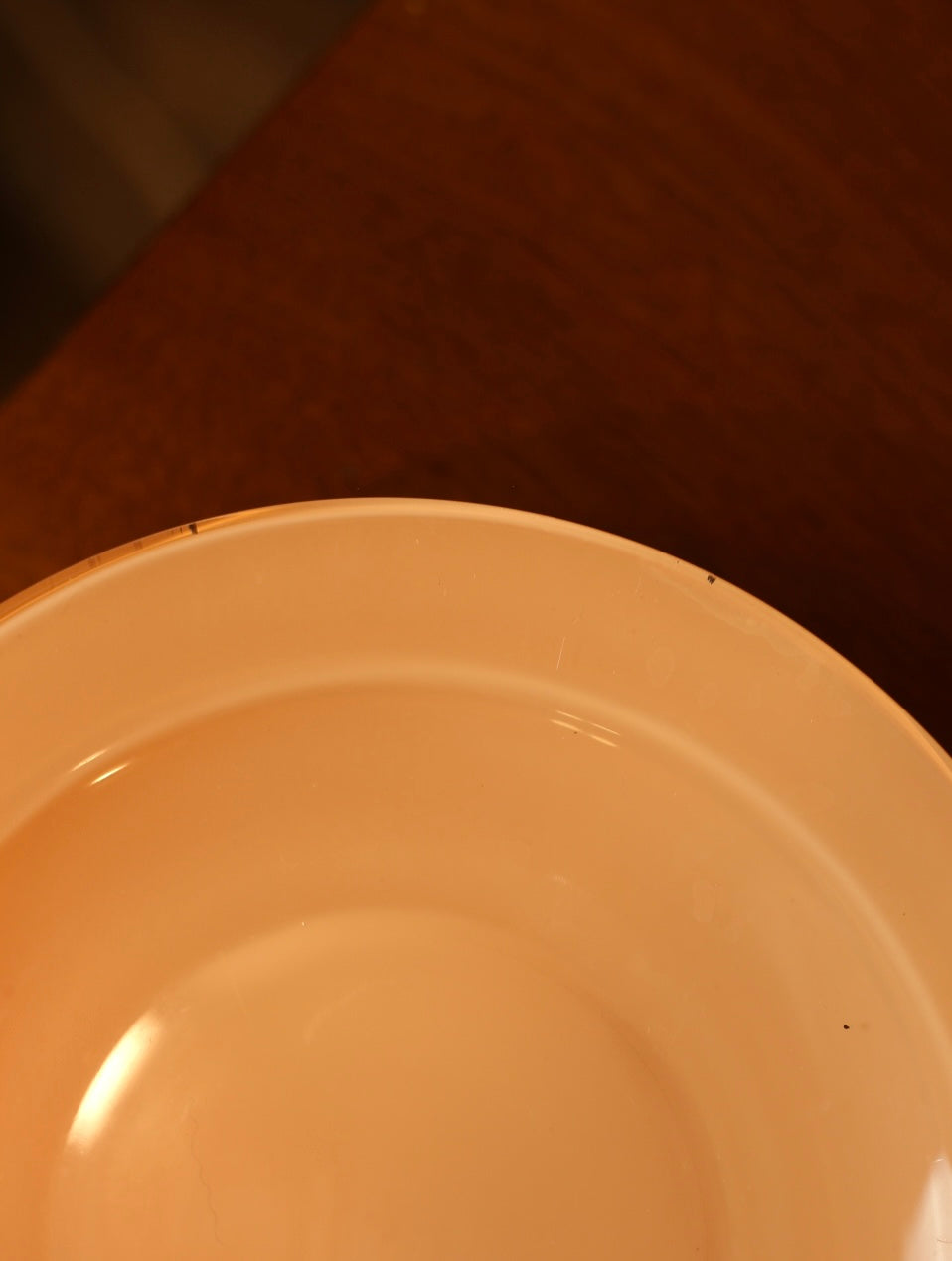 Peach Glass Plates