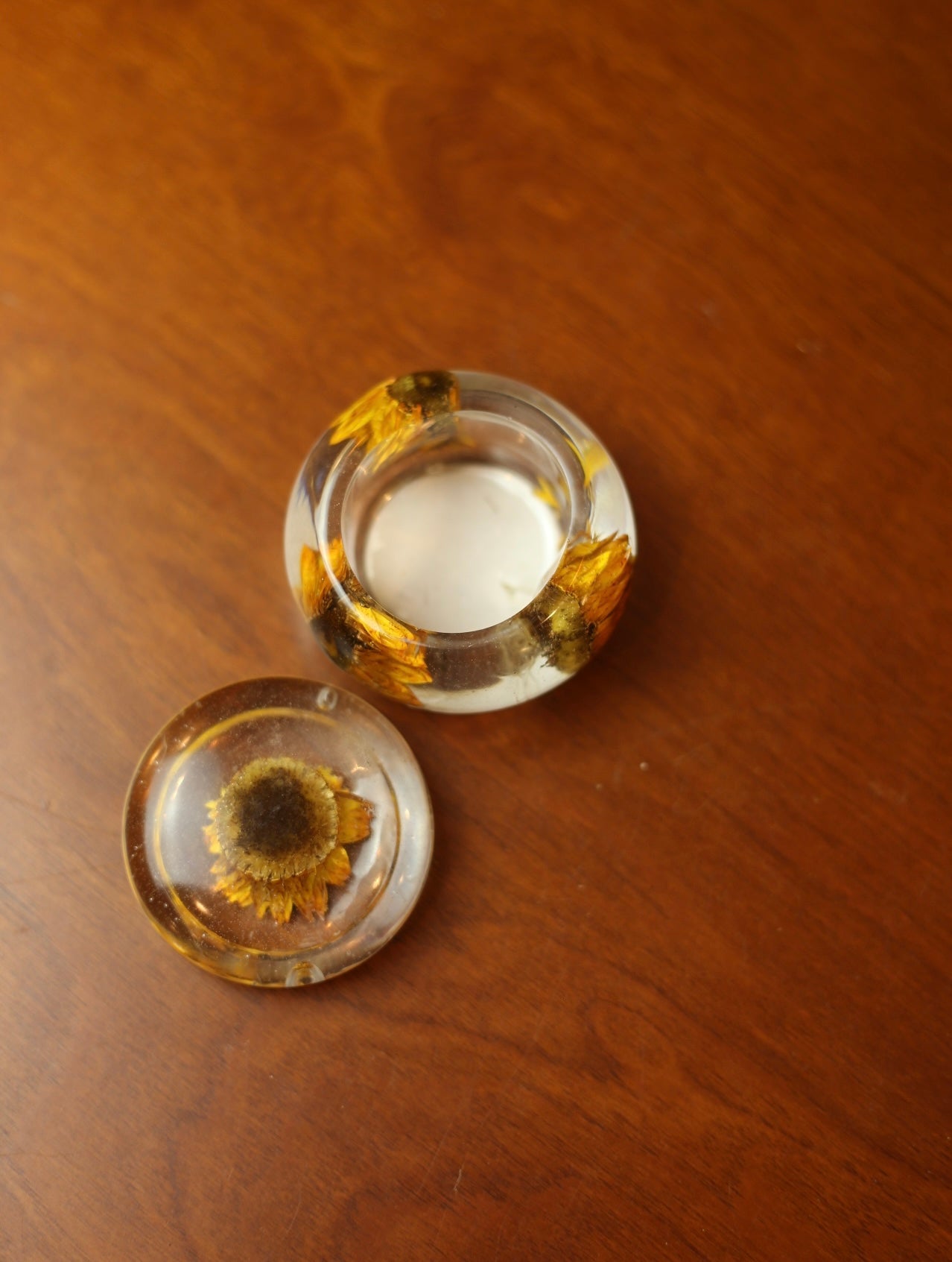 Daisy Mini Resin Jar #2