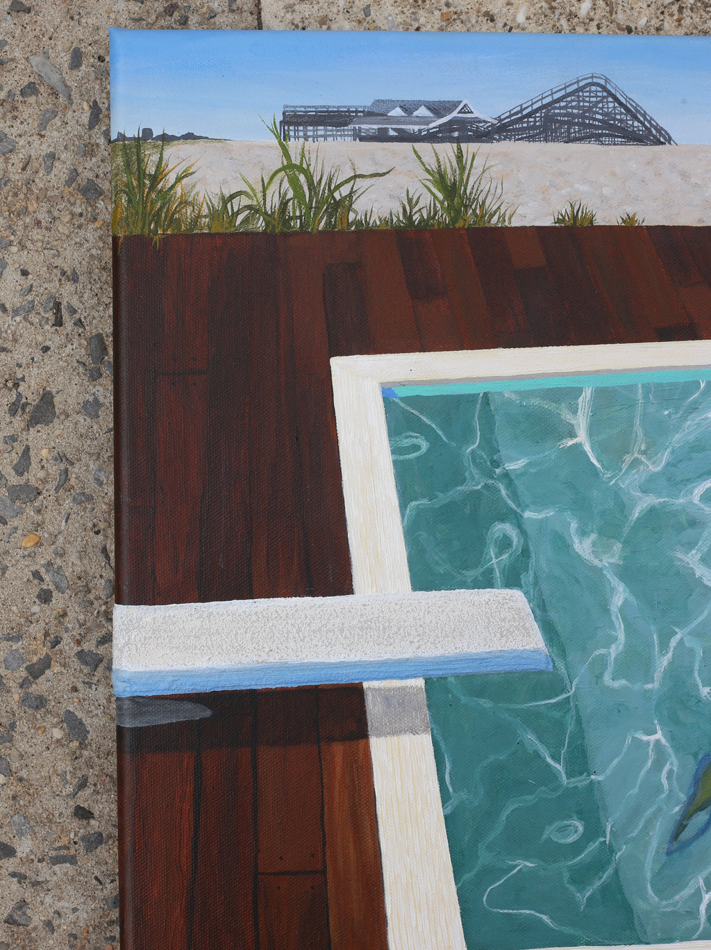 Might as Well Jump In Original Painting by Jess Howe