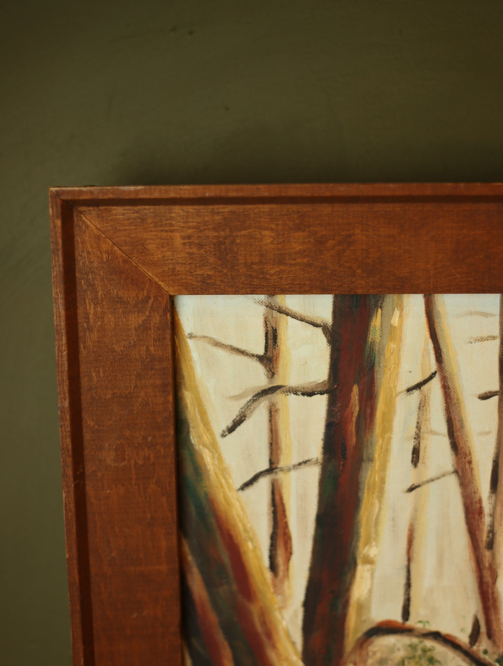 Creek Landscape Painting Framed