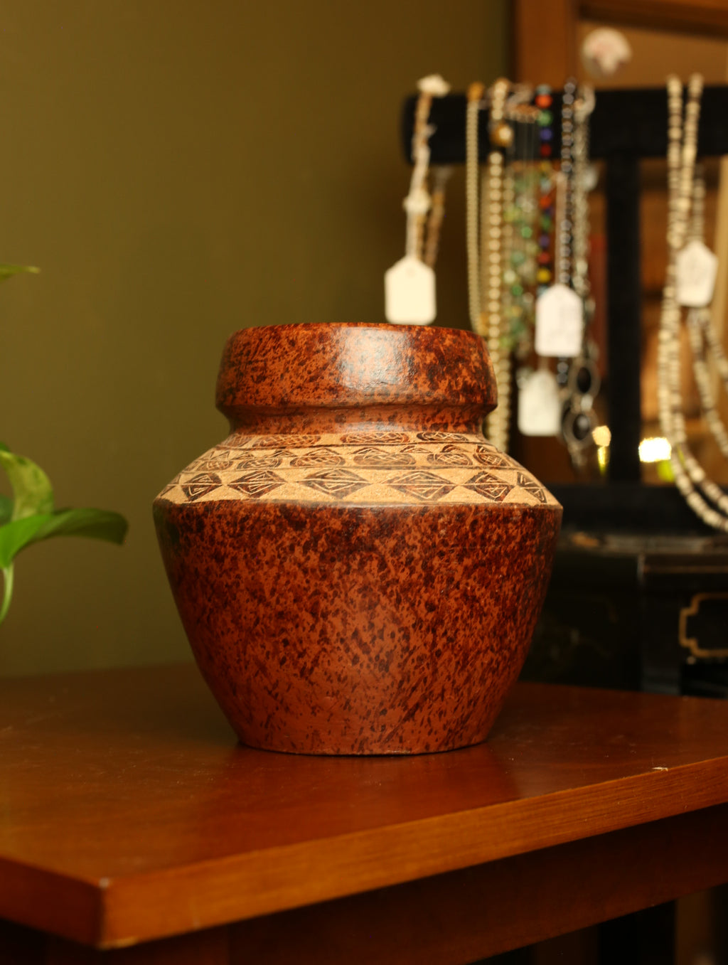 Tribal Short Vase