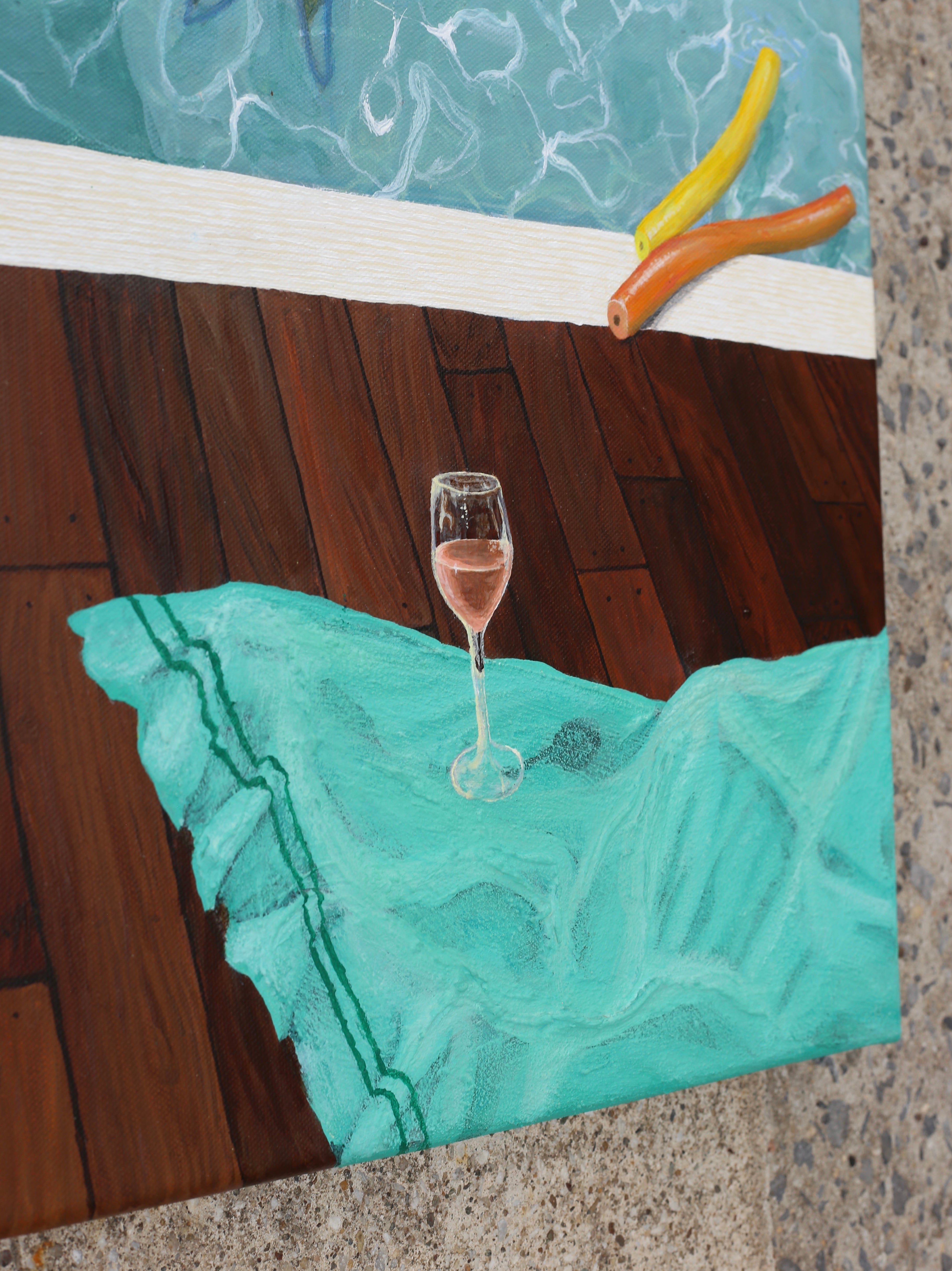 Might as Well Jump In Original Painting by Jess Howe