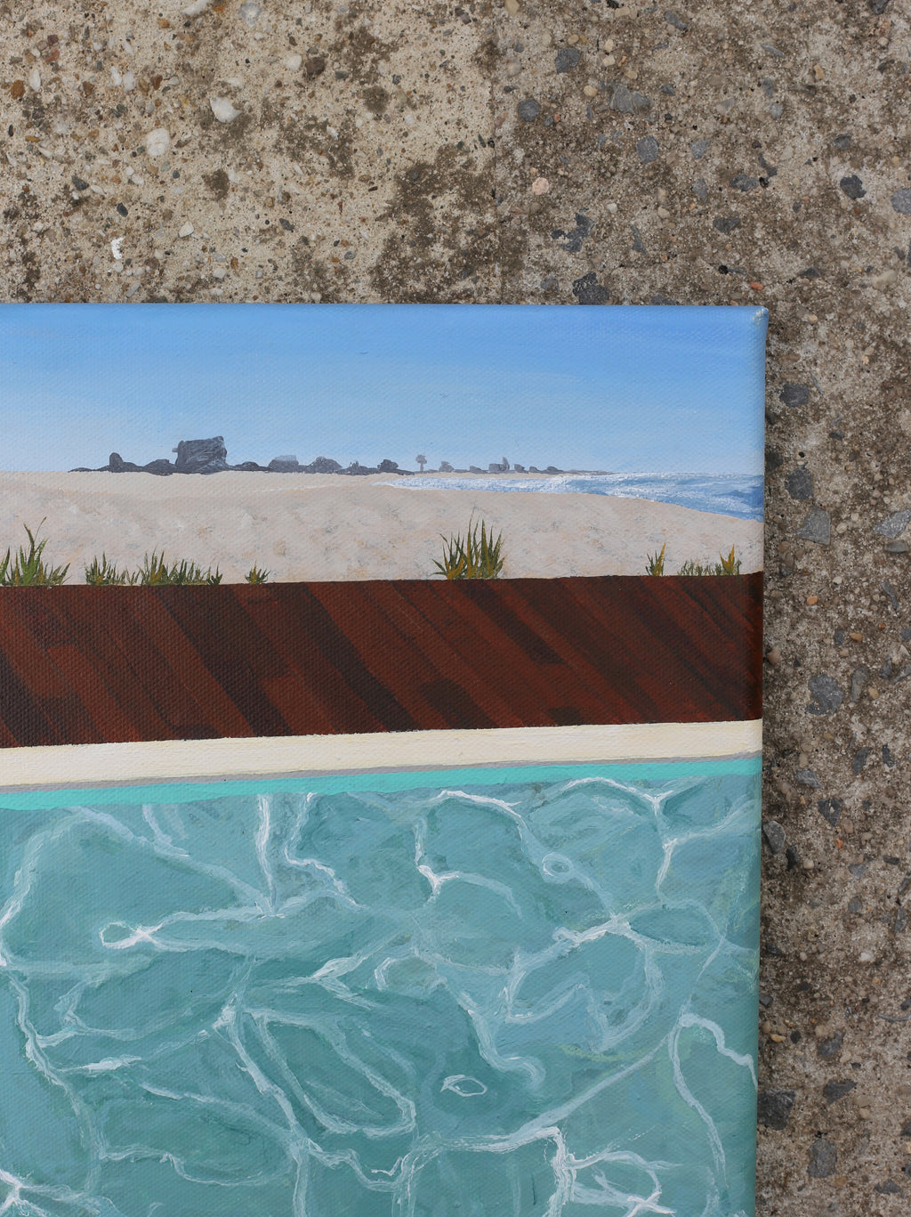 Might as Well Jump In Original Painting by Jess Howe