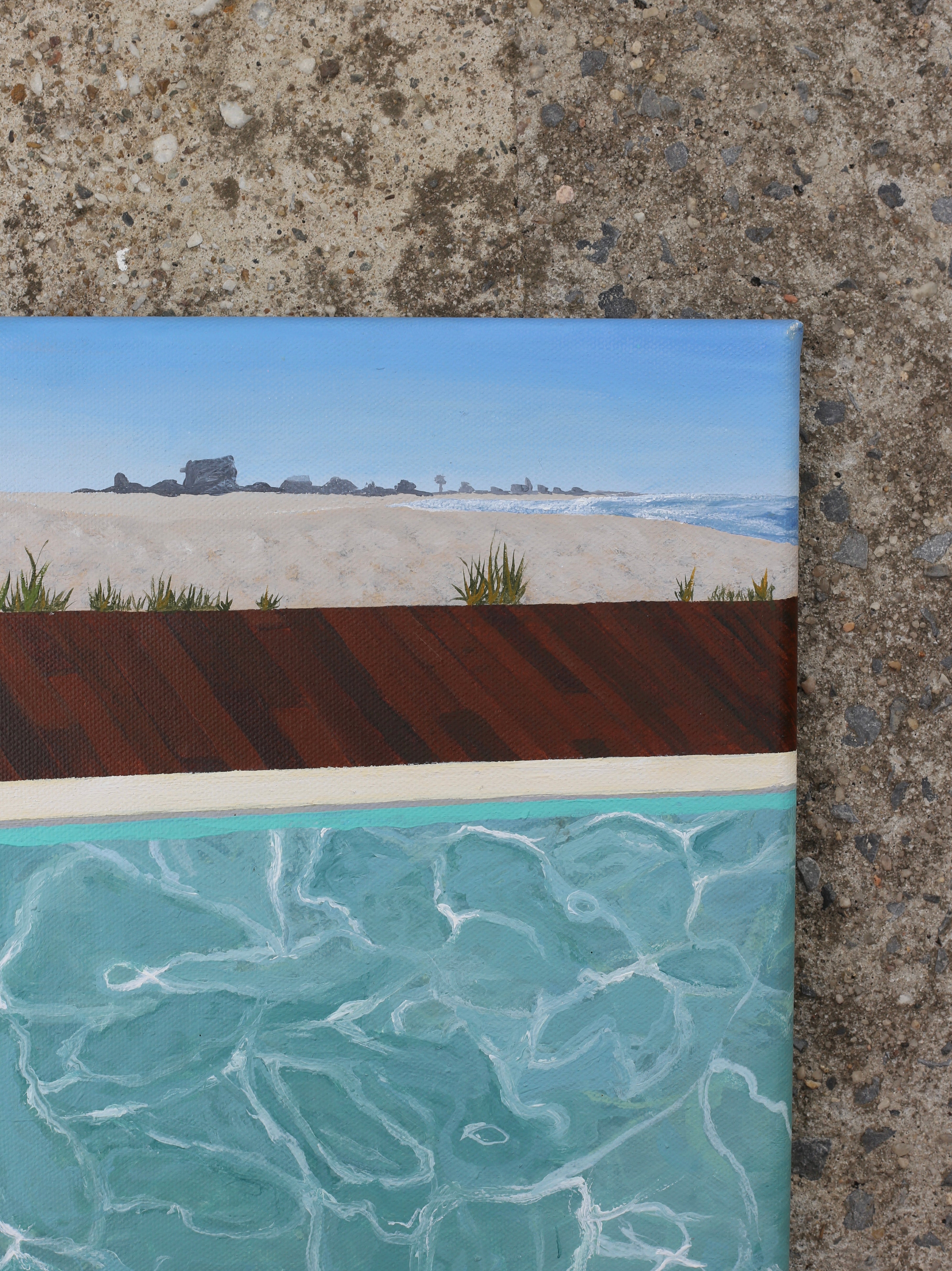Might as Well Jump In Original Painting by Jess Howe