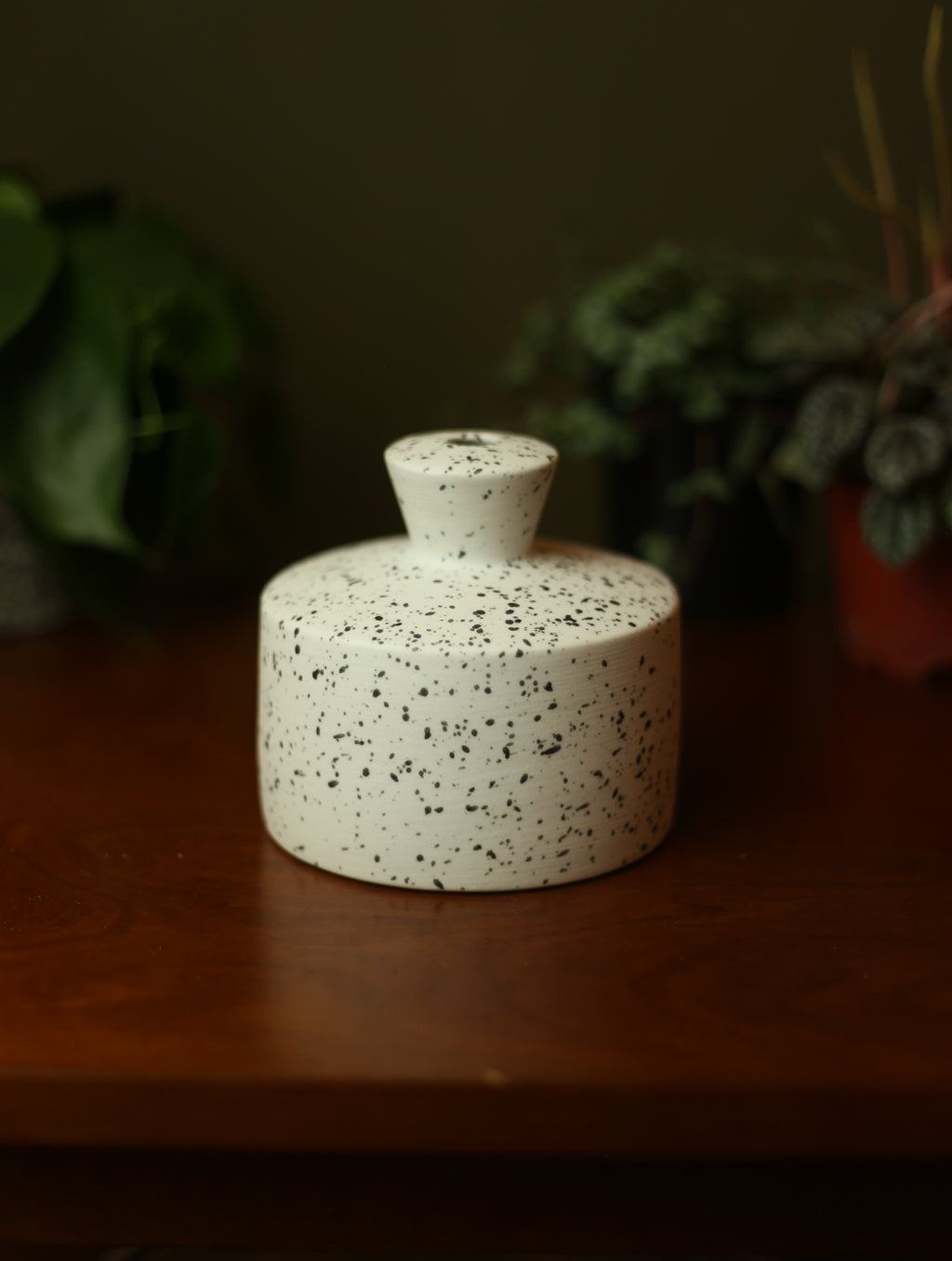 Speckled White Watering Bell
