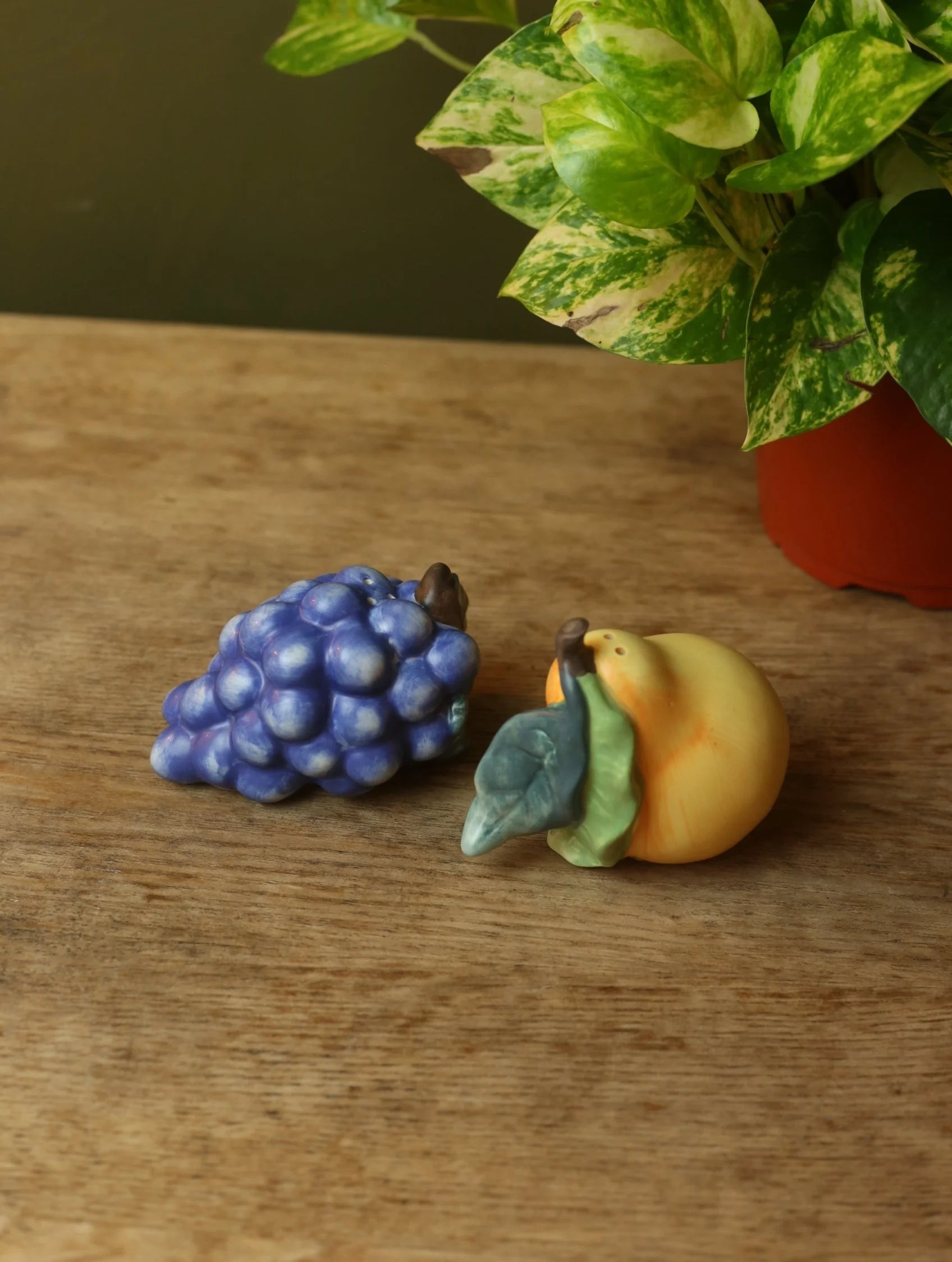 Garden Harvest Grape & Pear Salt & Pepper Shakers