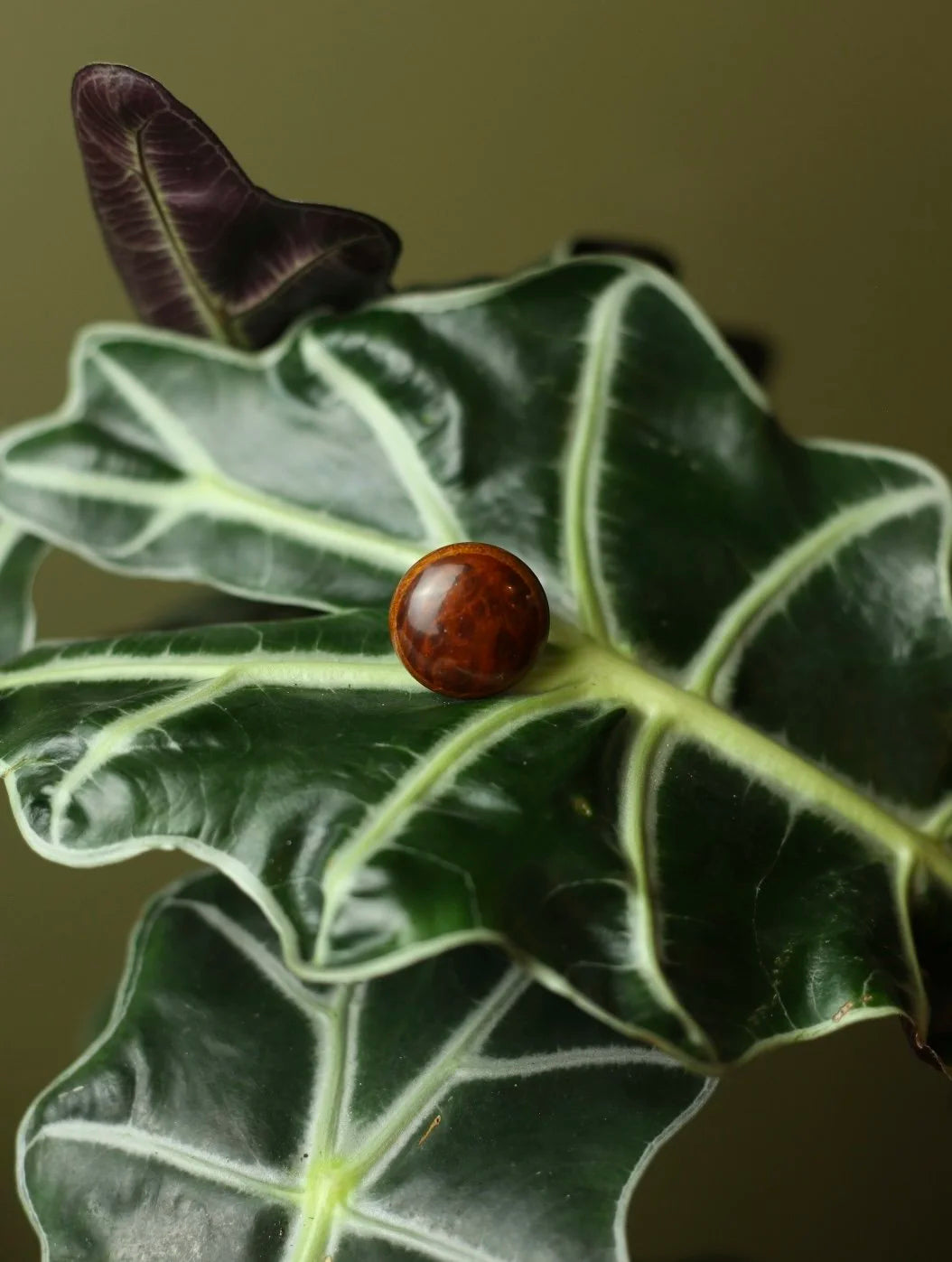 Mahogany Wood Adjustable Ring