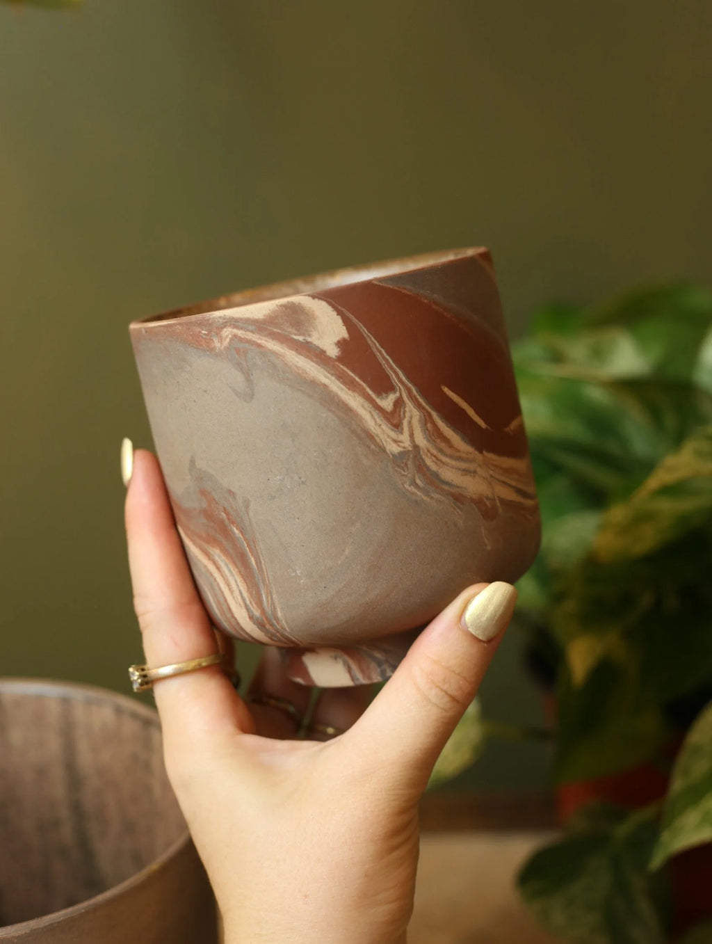 Earth Swirl Plant Pot - Varying Sizes
