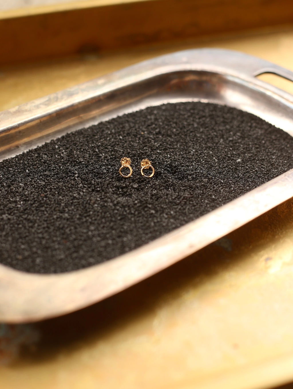 Circle Stud Earrings