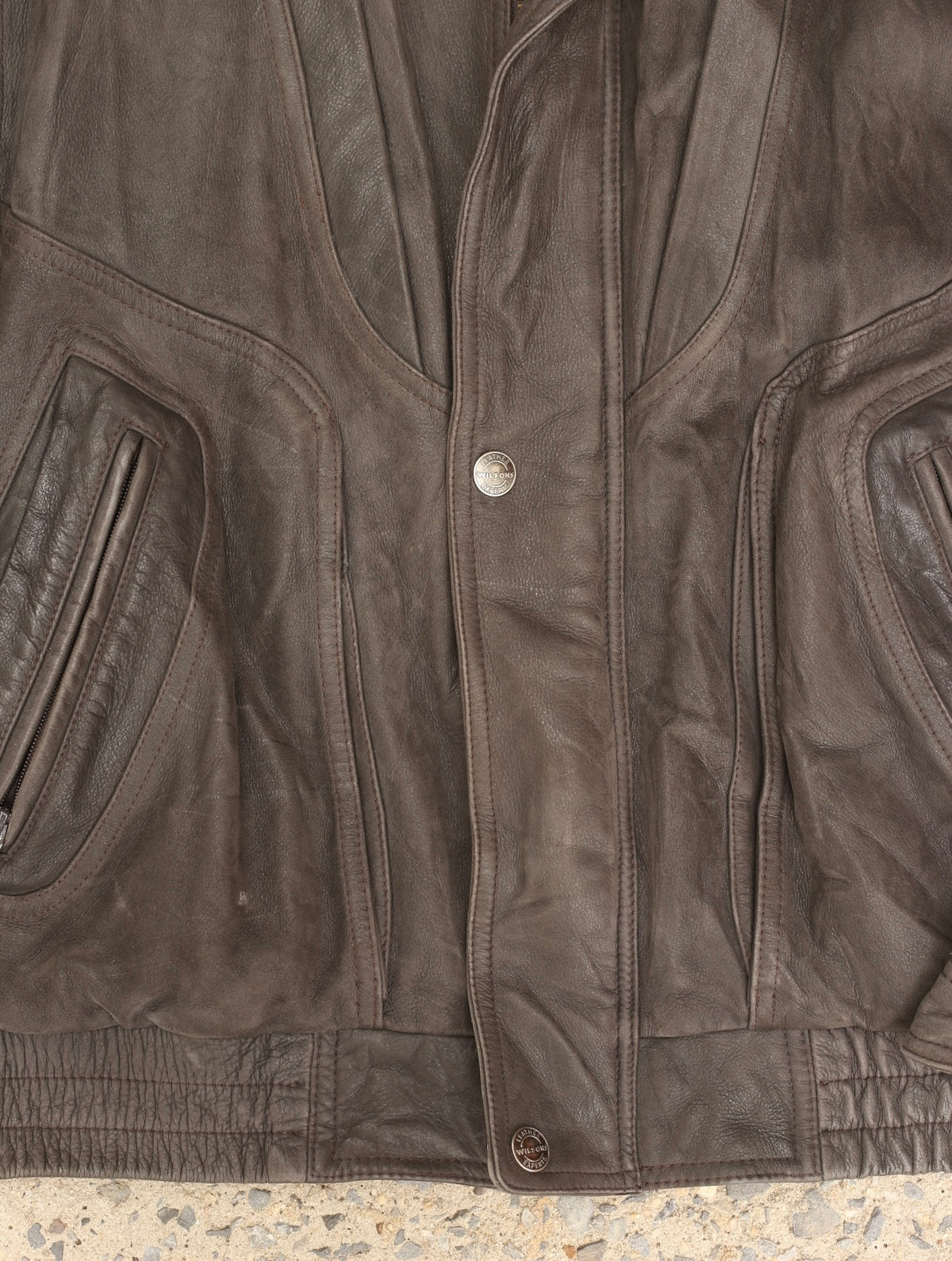 Wilsons Brown Leather Men's Jacket