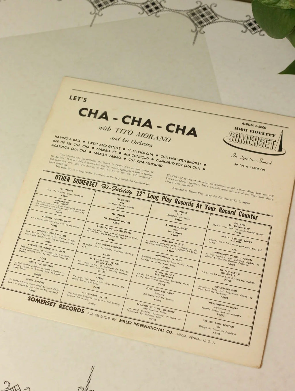Tito Morano And His Orchestra – Let's Cha Cha Cha In Stereo