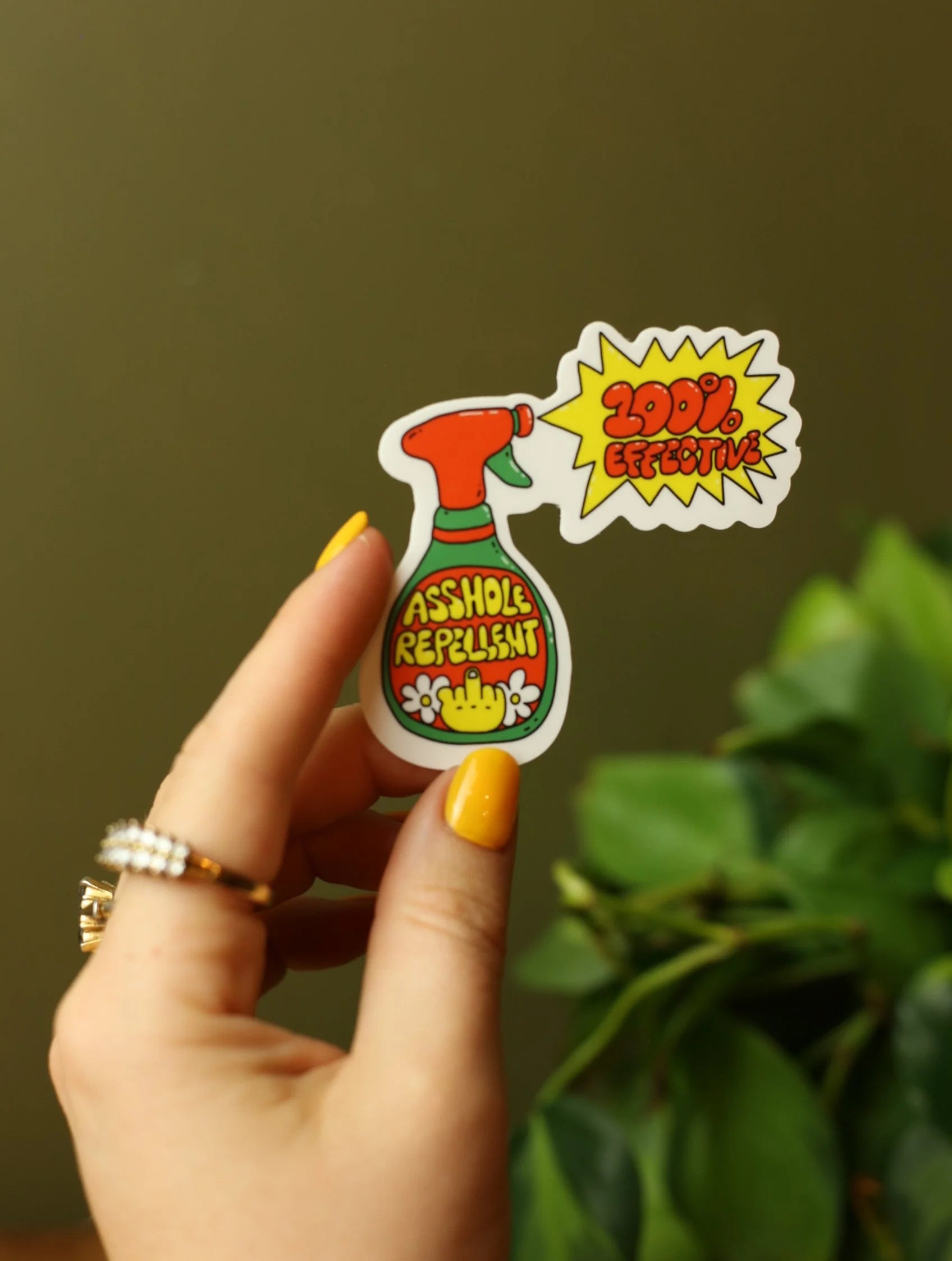 Asshole Repellent Sticker