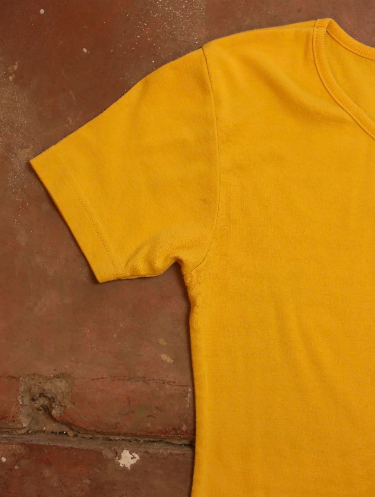 Ronnie A. Yellow Crop Tee