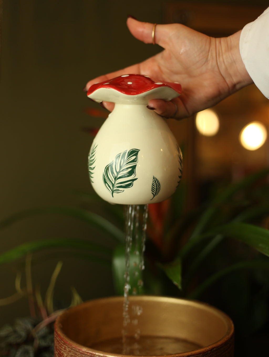 Mushroom Watering Bell