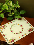 Rose glass cutting board