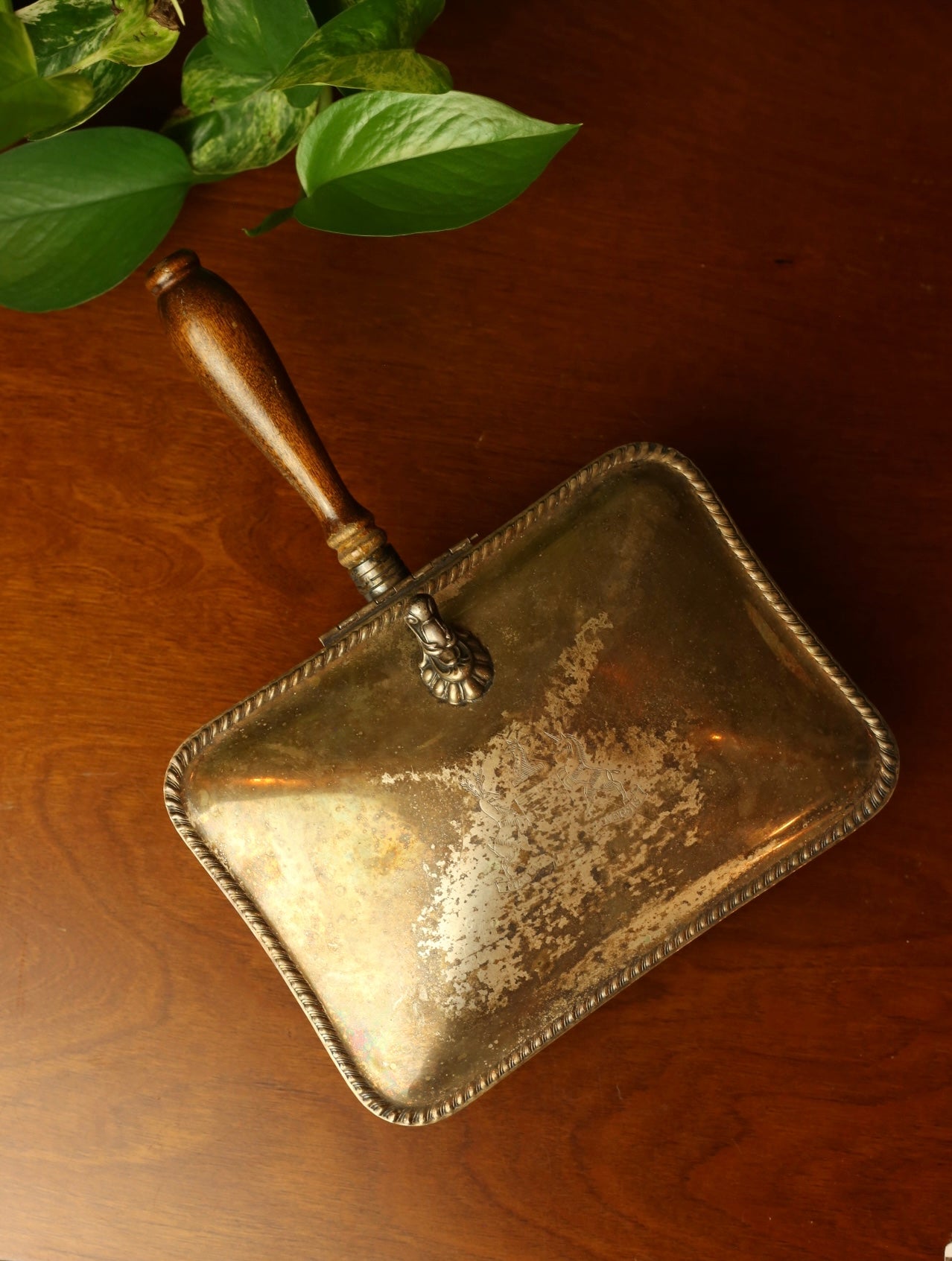 Vintage Silver Crumb Tray