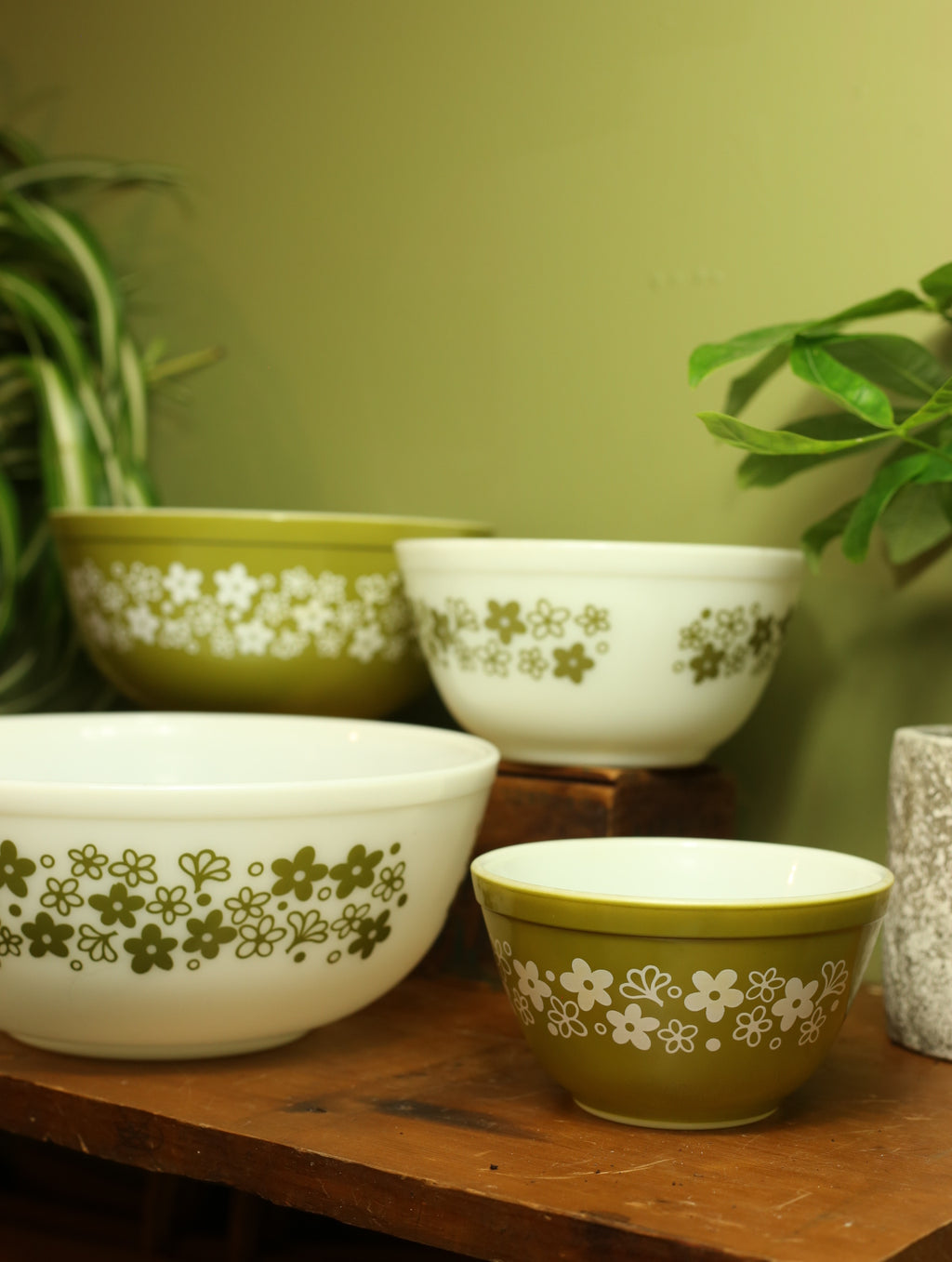 Spring Blossom Pyrex Bowl Set