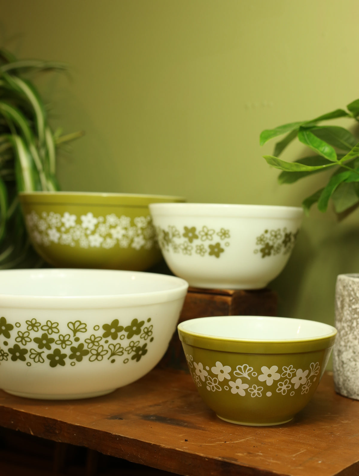 Spring Blossom Pyrex Bowl Set