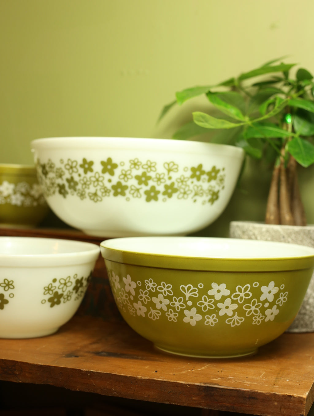 Spring Blossom Pyrex Bowl Set