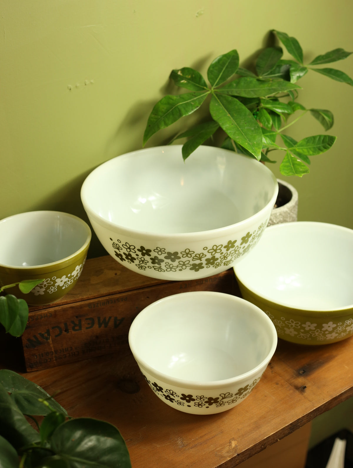 Spring Blossom Pyrex Bowl Set